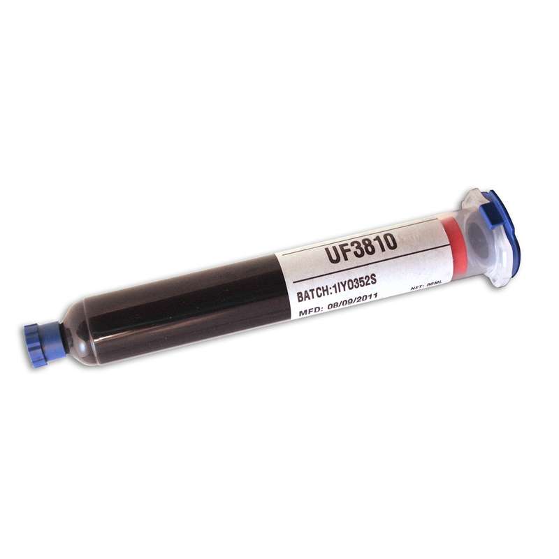 Series UF 3810 Epoxy Adhesive, Primary Color Black, Black